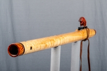 Maple Burl Native American Flute, Minor, Low C-4, #O26A (5)